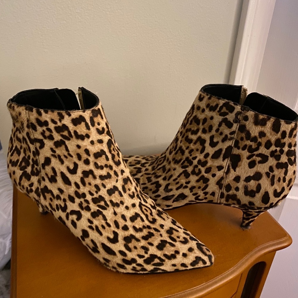 Cheetah booties